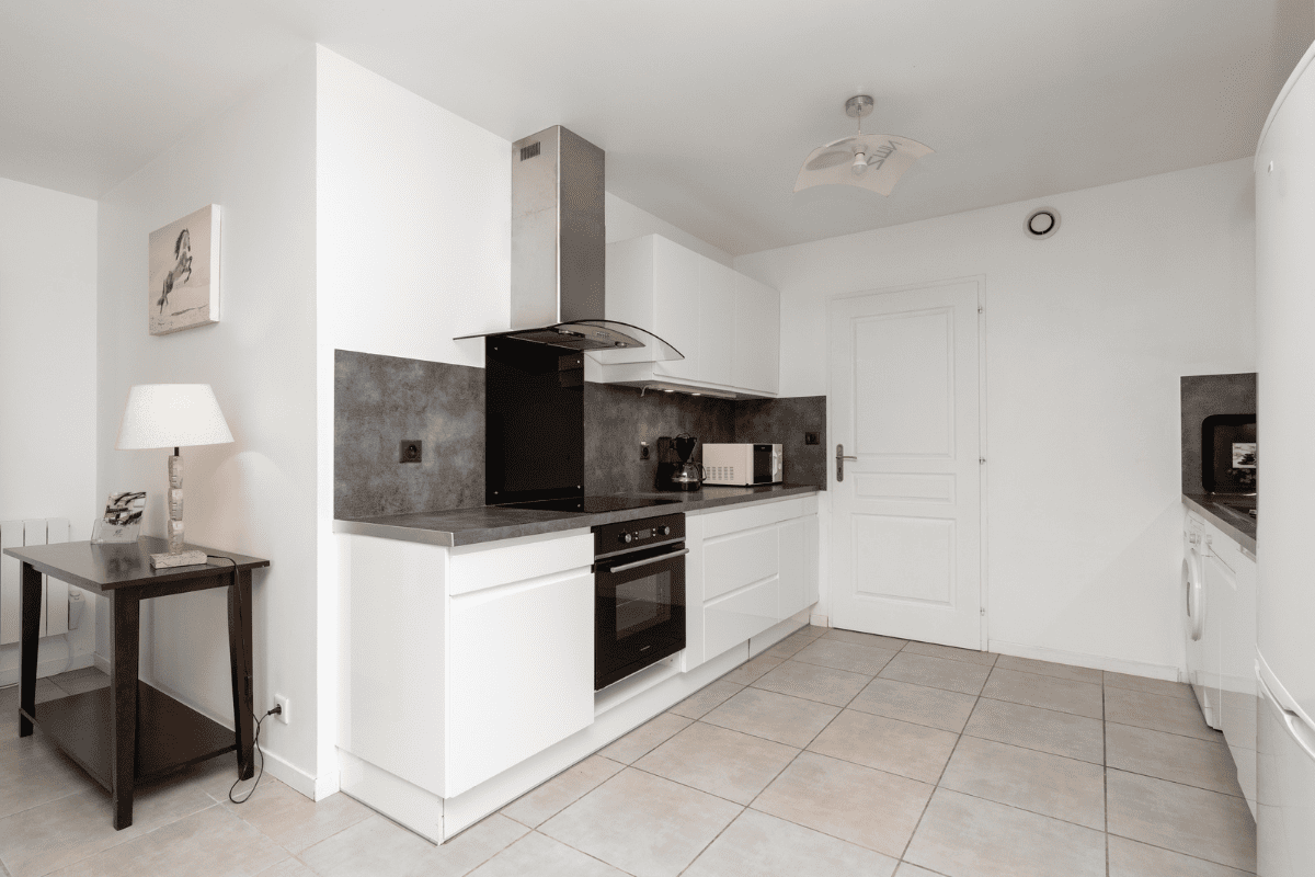 kitchen at the villa called Les Daims