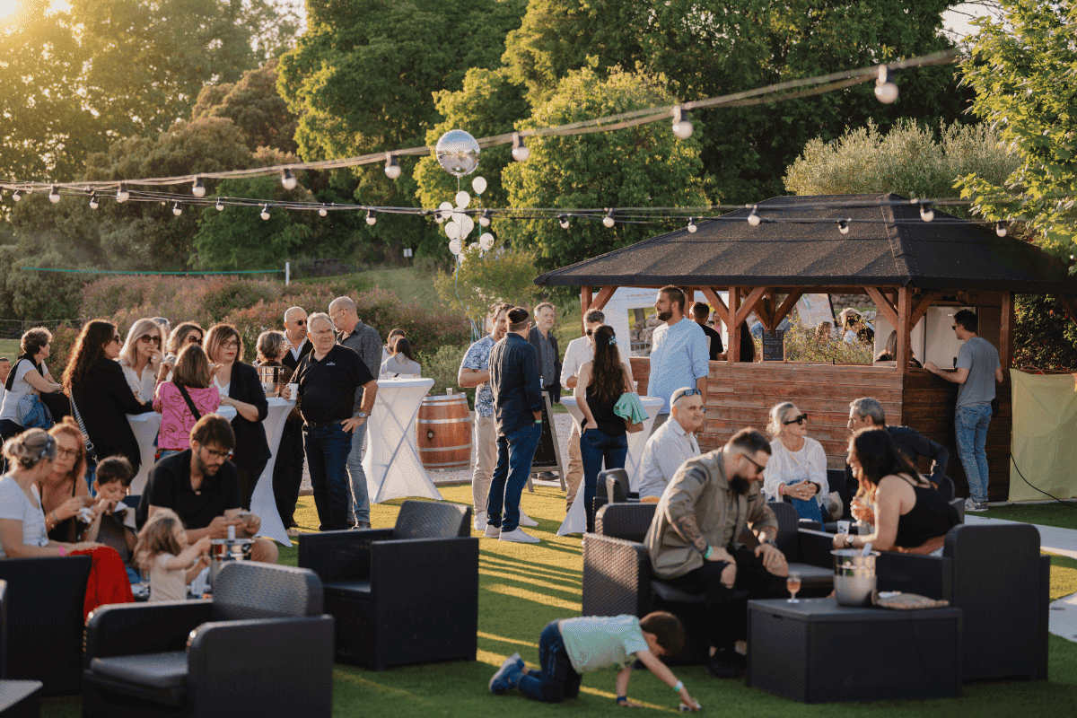 celebration at the Garden Féerie space - Private Events South France