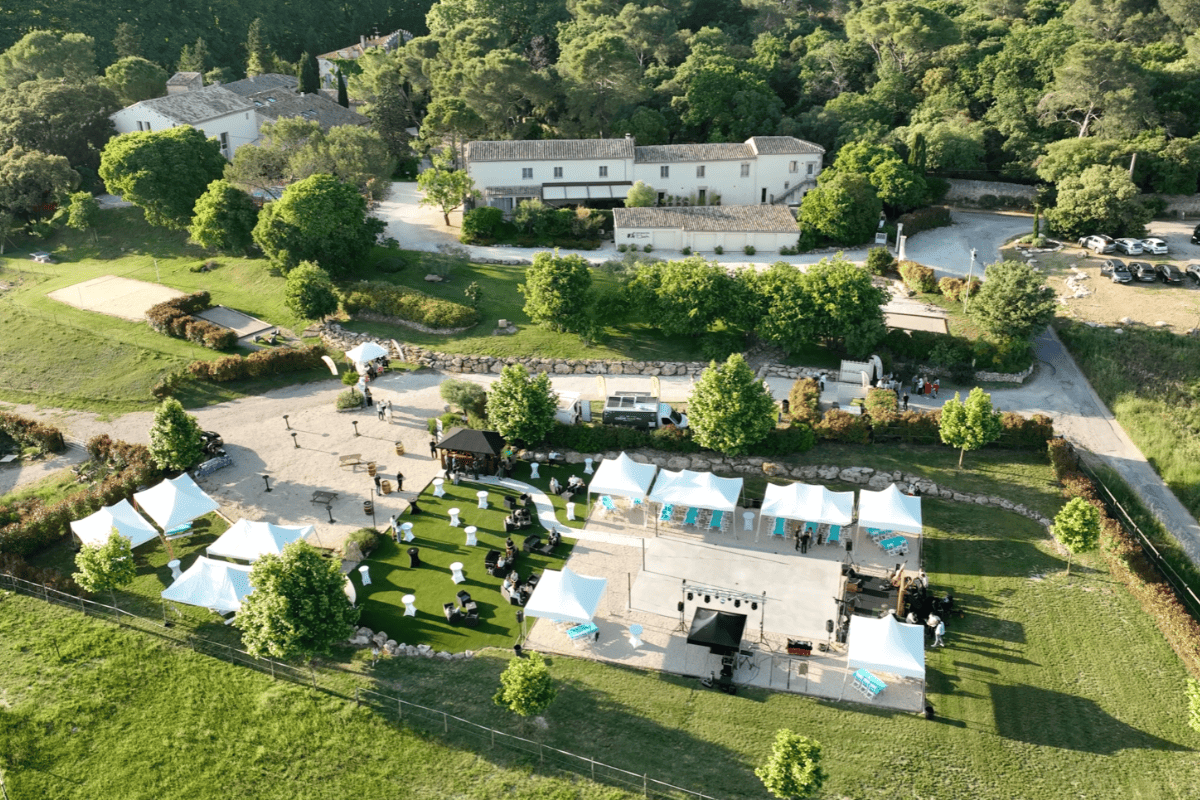 Le Garden Féerie vue du ciel