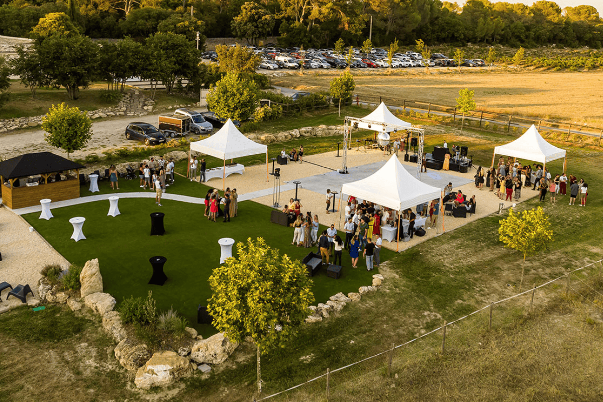 Le Garden Féerie vu du ciel