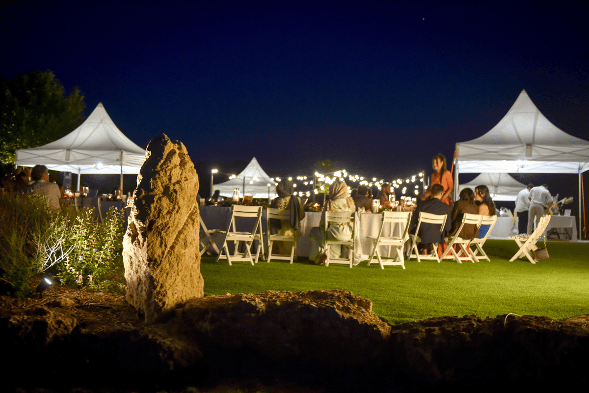 Le Garden Féerie de nuit et repas de mariage